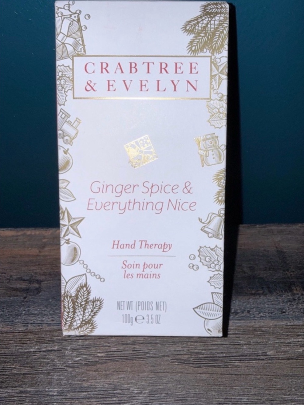 Crabtree & Evelyn Ginger Spice Hand Therapy - White & Gold